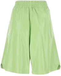 Bottega Veneta - Pastel Leather Shorts - Lyst