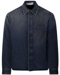 Golden Goose - Denim Cotton Shirt - Lyst