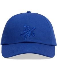 Vilebrequin - Kids' Cotton Cap With Embroidered Turtle - Lyst