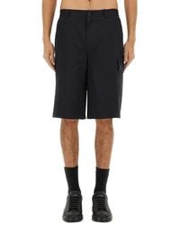 Dolce & Gabbana - Dolce & Gabbana Cotton Cargo Bermuda Shorts - Lyst