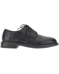 JUAN LACARCEL BY CALCE - Grained Leather Lace-Up Shoes - Lyst