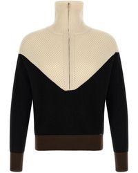 Kiton - Color-Block Sweater - Lyst