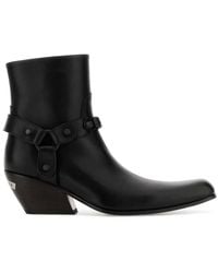 Balenciaga - Solid Square Toe Boots - Lyst