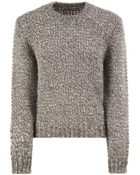 Herno - Alpaca-Blend Jumper With Sequins - Lyst