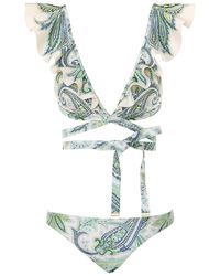 Zimmermann - Bikini Costume - Lyst