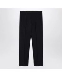 Prada - Wool And Mohair Trousers - Lyst