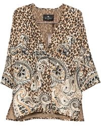 Etro - Kesa Silk Jacket - Lyst