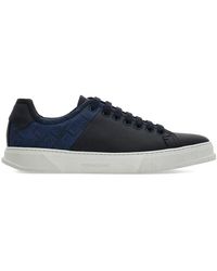 Ferragamo - Leather Sneakers - Lyst