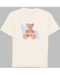 Palm Angels - Neck Logo Brushed Reg Tee S/S Girl - Lyst