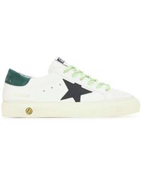 Golden Goose - May Nappa Upper Toe And Tongue Leather Star Suede - Lyst