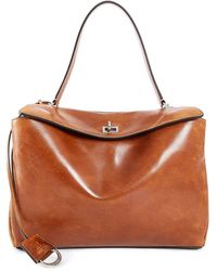 Balenciaga - Caramel Leather Medium Rodeo Handbag - Lyst