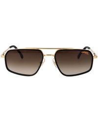 Carrera - Matte Stainless Steel Sunglasses - Lyst