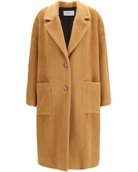 Lardini - Long Alpaca And Wool-Blend Coat - Lyst