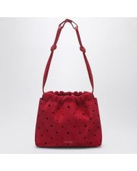 MANU Atelier - Romy Perforated Suede Pouch - Lyst