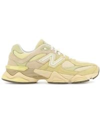 New Balance - Two-Tone Mesh And Suede 9060 Sneakers - Lyst