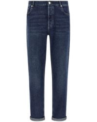 Brunello Cucinelli - Denim Cotton Jeans - Lyst