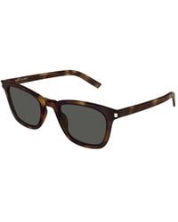 Saint Laurent - Sunglasses Sl 716 Slim 003 Havana Havana/20/145 - Lyst