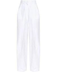 Max Mara - 100% Cotton Trousers - Lyst
