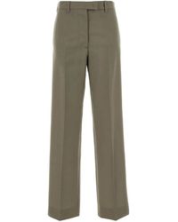 Miu Miu - Sage Mohair Blend Palazzo Pant - Lyst