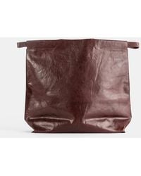 Bea Mombaers - Sac Shopper Large En Cuir Marron - Lyst