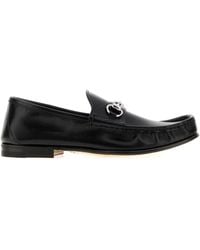 Gucci - Leather Loafer With Metal Detail - Lyst