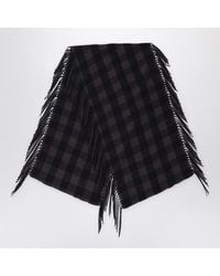 Destin - Check Wool And Cashmere Shawl - Lyst