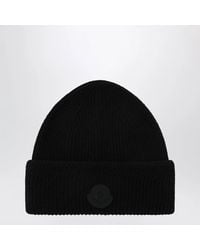 Moncler - Wool And Cashmere Beanie - Lyst
