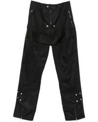 Rick Owens - Megastrapped Motopants Zip-Details Trousers - Lyst