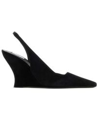 Alaïa - Suede Wave Pumps - Lyst