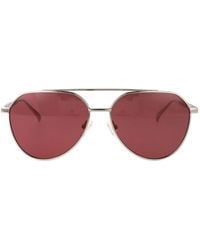 McQueen - Metal Sunglasses - Lyst