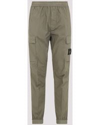 Stone Island - Cotton Trousers - Lyst