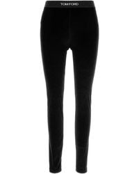 Tom Ford - Velvet Leggings - Lyst