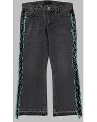Alanui - Mini Distressed Jeans For - Lyst