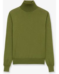 Saint Laurent - Cashmere, Wool And Silk Turtleneck Sweater - Lyst