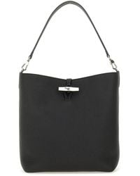 Longchamp - Borsa Hobo "M Le Roseau" - Lyst
