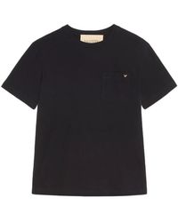 Valentino Garavani - Cotton T-Shirt With Vgold - Lyst