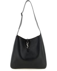 Saint Laurent - 'Le 5 À 7 Gobo' Maxi Shoulder Bag - Lyst