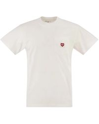 Carhartt - T-Shirt With Pocket And Heart Label - Lyst
