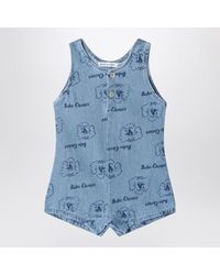 Bobo Choses - Pickles The Dog Denim Romper - Lyst