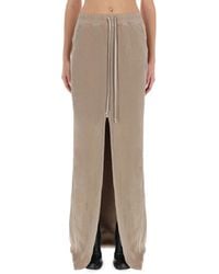 Rick Owens - Solid Maxi Skirt - Lyst