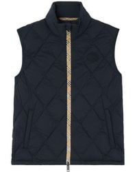 Burberry - Acresford Quilted Down Vest - Lyst