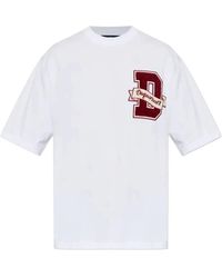 DSquared² - T-Shirt With Logo Patch - Lyst