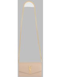 Saint Laurent - Pochette "Uptown" Con Catena - Lyst