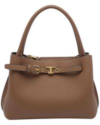 Tod's - Tods Light Leather Handbag - Lyst