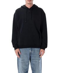 DIESEL - Relaxed-Fit Hoodie With Kangaroo Pocket - Lyst