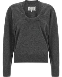 Maison Margiela - Twist Wool Sweater - Lyst