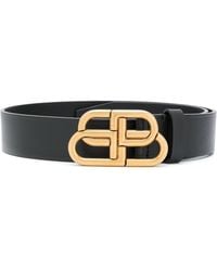 Balenciaga - Embossed Leather Belt - Lyst