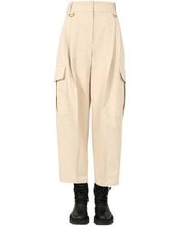 Givenchy - Cotton Cargo Pants With Metal Details - Lyst