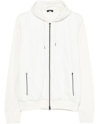Herno - Natural Cotton Polyester Sweatshirt Jacket - Lyst