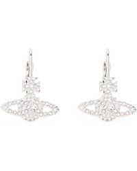 Vivienne Westwood - Grace Orb Crystal Drop Earrings - Lyst